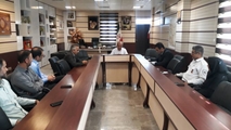 نشست مسئولین بیمارستان شهدای سلامت با سرپرست جدید فرمانداری شهرستان نی ریز