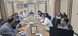 جلسه مدیریت بحران در بیمارستان شهدای سلامت شهرستان نی ریز برگزار شد.