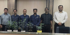 تجلیل از کارکنان بخش تاسیسات وخدمات بیمارستان شهدای سلامت به مناسبت  روز جهانی کار وکارگر