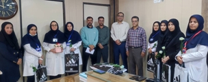 تجلیل از سوپروایزرهای بیمارستان شهدای سلامت به مناسبت روز پرستار