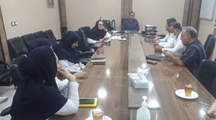 نشست مدیران بیمارستان شهدای سلامت و مسئولین بخش های درمانی 