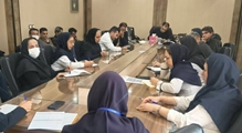  برگزاری جلسه پایش پرونده‌های پزشکی در دفتر رئیس بیمارستان شهدای سلامت 
