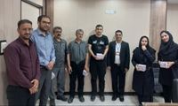 تقدیراز کارکنان بخش لاندری و کارکنان بخش تهیه و توزیع تغذیه بیمارستان شهدای سلامت به مناسبت روز کارگر 