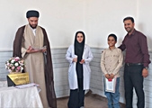 تقدیر از برندگان  مسابقه «نقاشی و دلنوشته برای امام زمان(عج)» ویژه فرزندان کارکنان بیمارستان شهدای سلامت